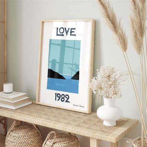 Yves Saint Laurent Love 1982 Art Print .